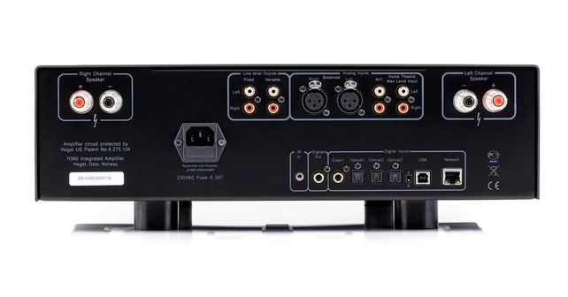 hegel H360 airplay connectique