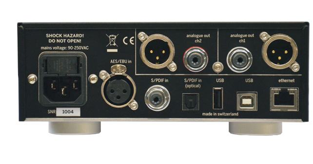 Weiss DAC501 connectique